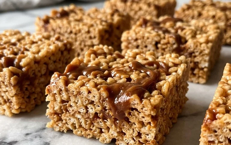 Brown Butter Dulce de Leche Rice Krispie Treats Recipe