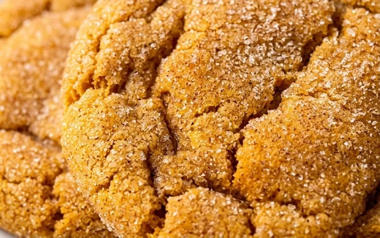Chewy Pumpkin Snickerdoodle Cookies