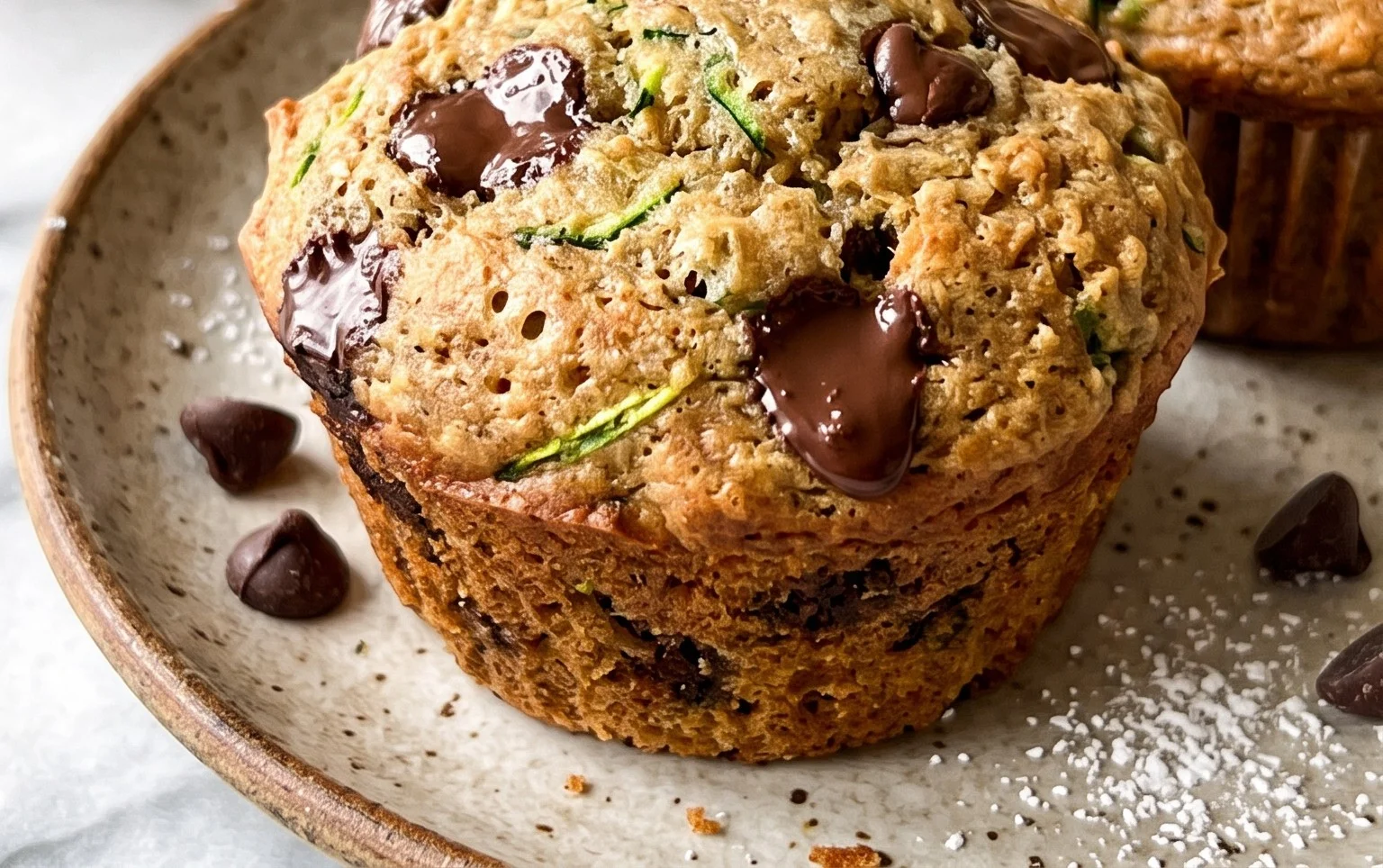 Chocolate Chip Zucchini Muffins