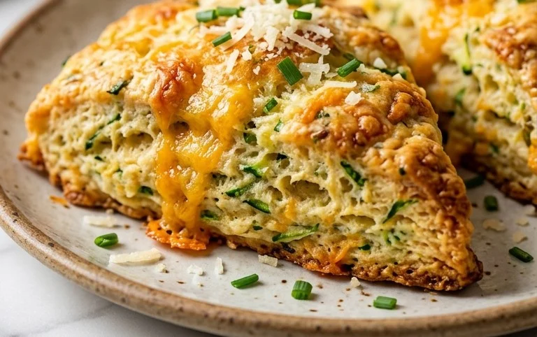 Zucchini Cheddar Scones