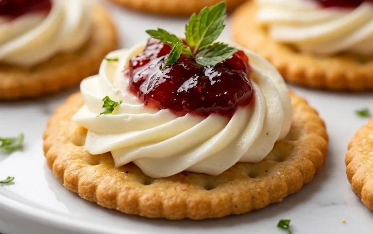 Cream Cheese & Jam Cracker Snacks