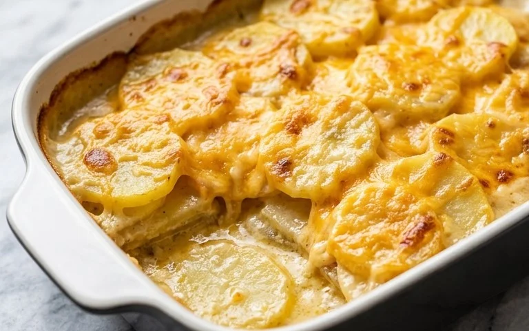 Comforting Cheesy Scalloped Potatoes Recipe
