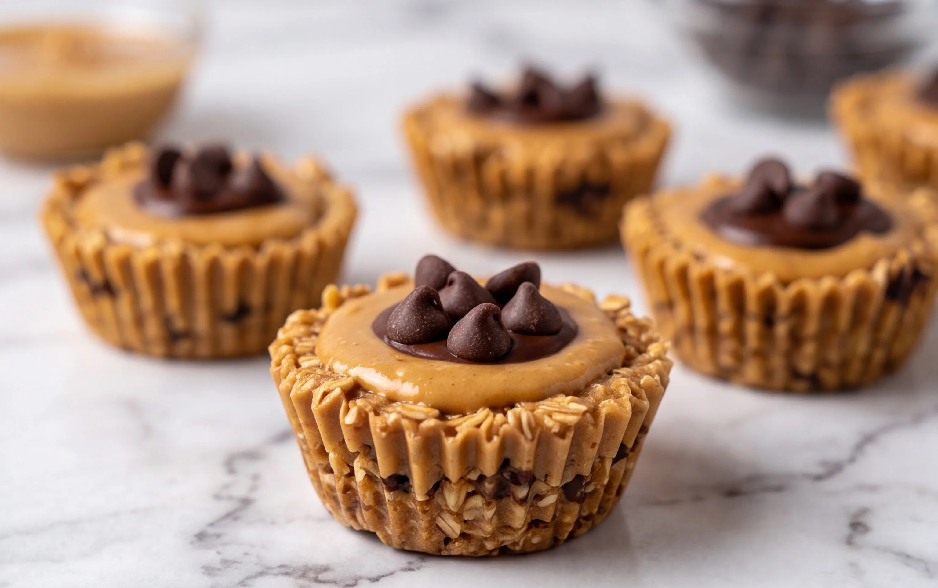 Easy No Bake Peanut Butter Granola Cups Recipe